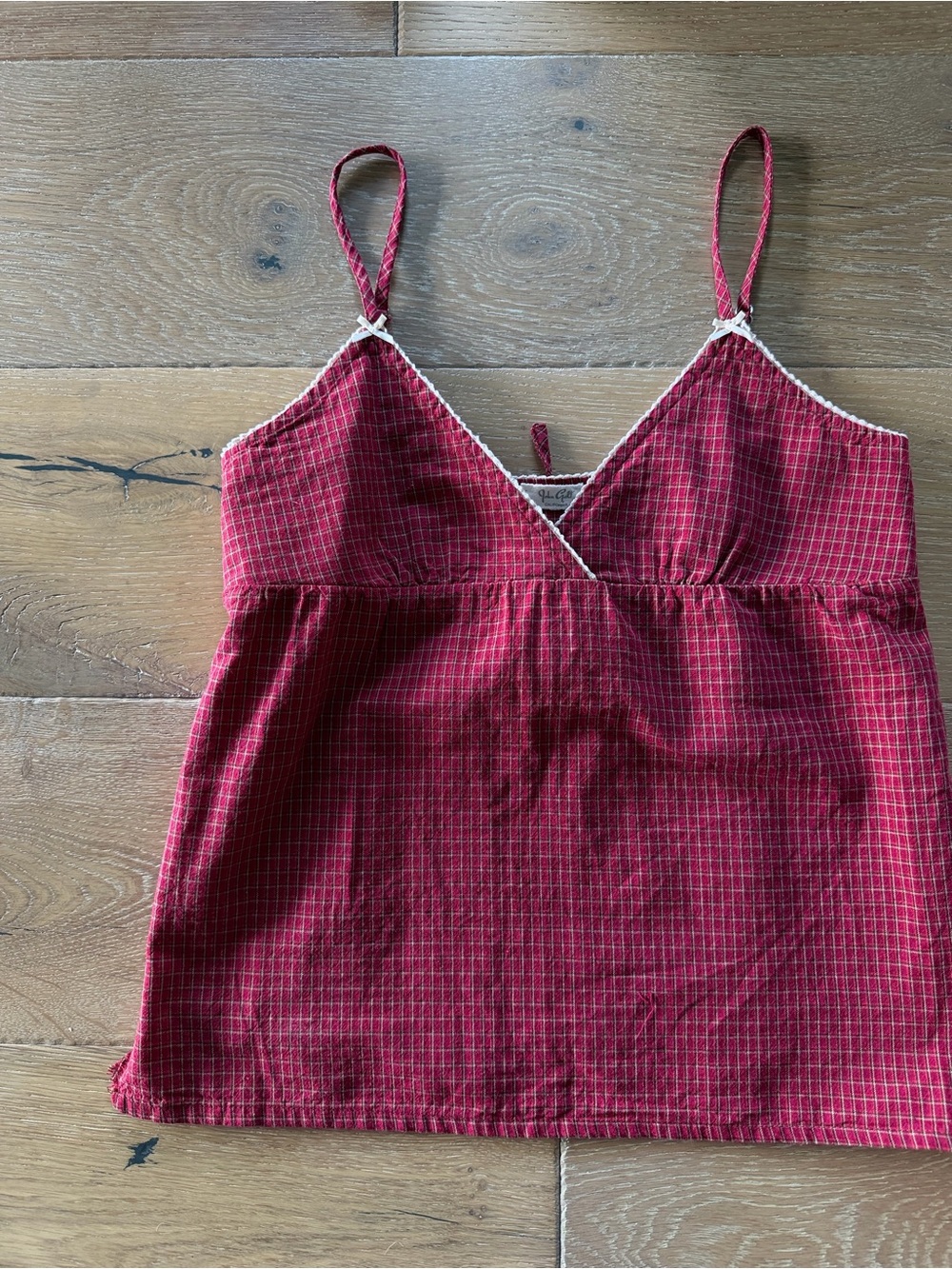 john galt (Brandy Melville) plaid top